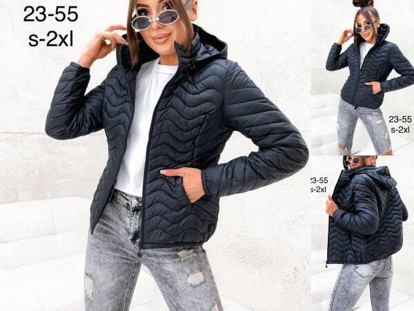 Kurtki damskie cienki Roz S-2XL, 1 Kolor Paczka 5 szt